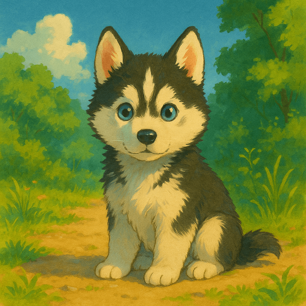 Ejemplo de cuadro PetLover estilo Estilo Ghibli