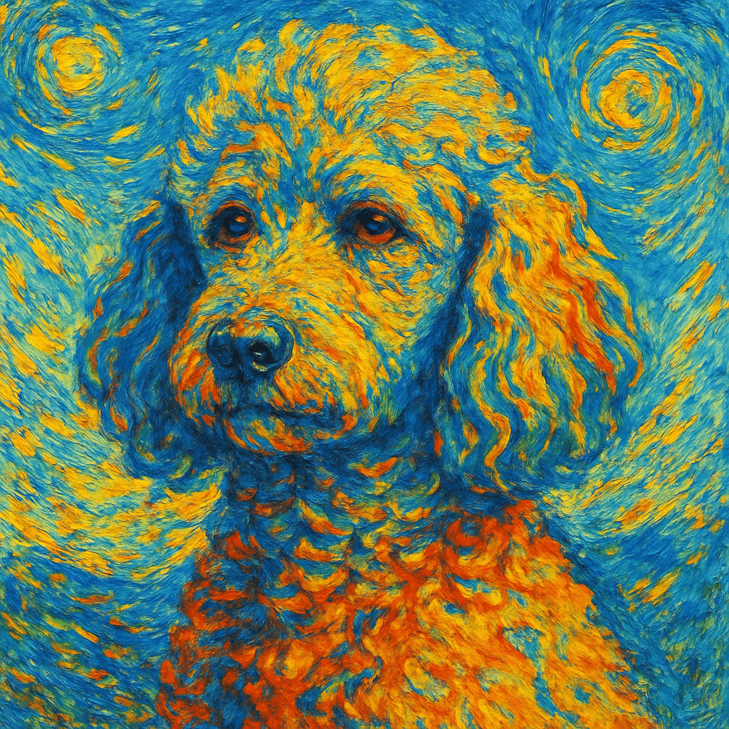 Ejemplo de cuadro PetLover estilo Van Gogh