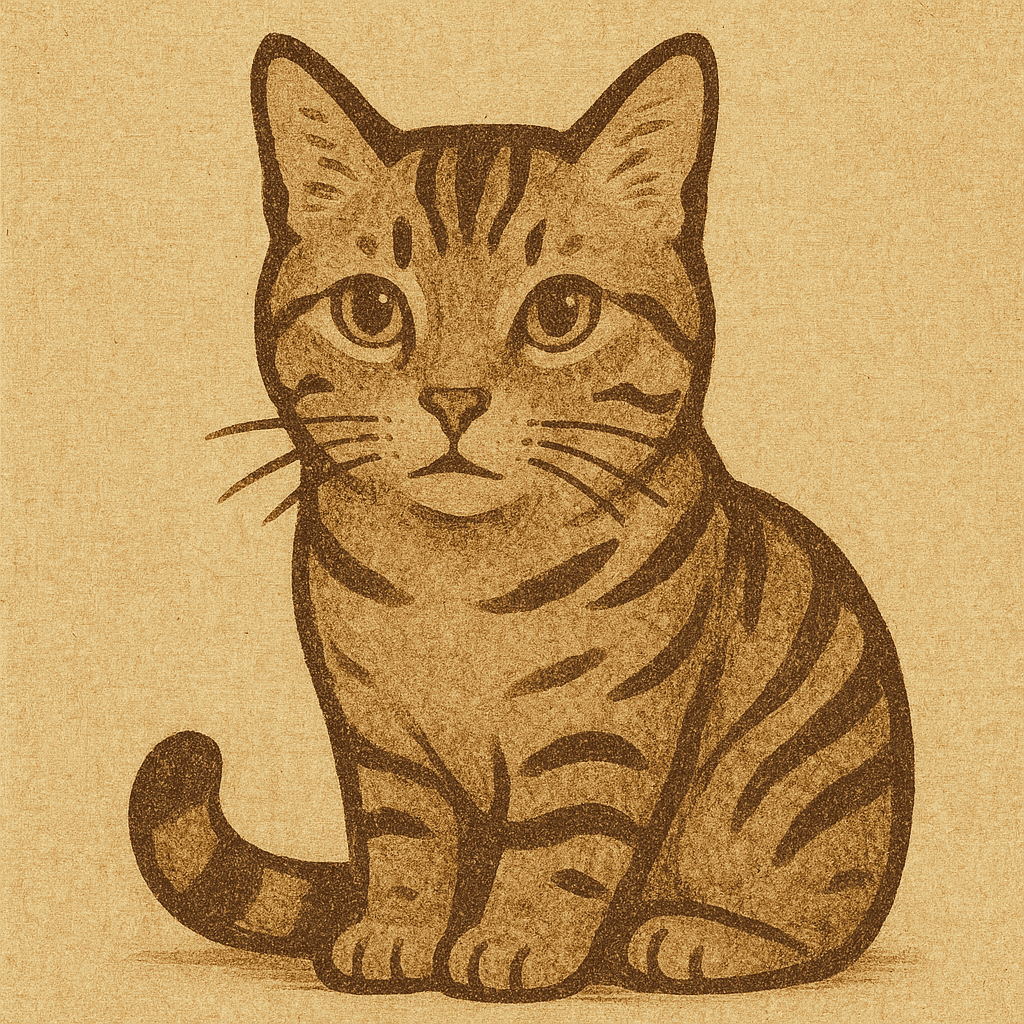 Ejemplo de cuadro PetLover estilo Estilo Vintage